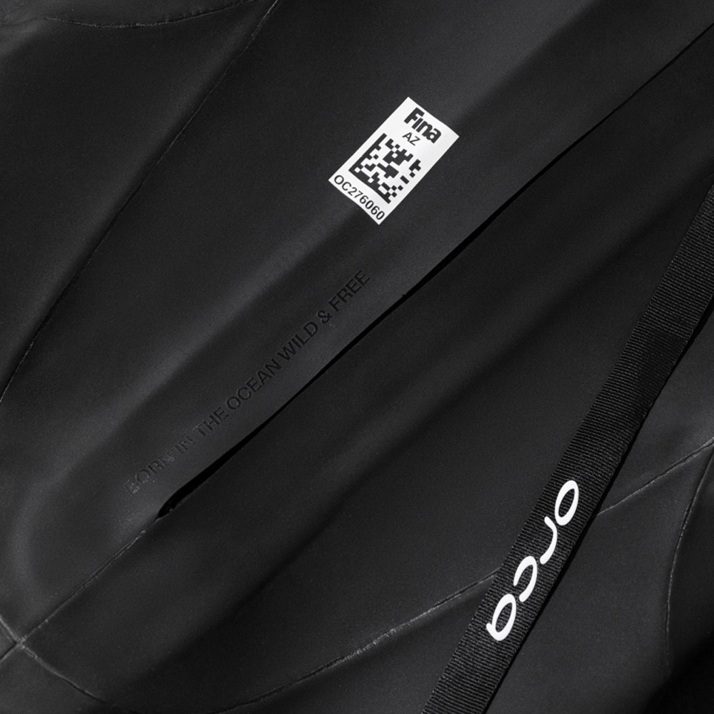 2026 Orca Da Uomo Zeal Perform Open Water Swim Back Zip Muta NN2F0501 - Black